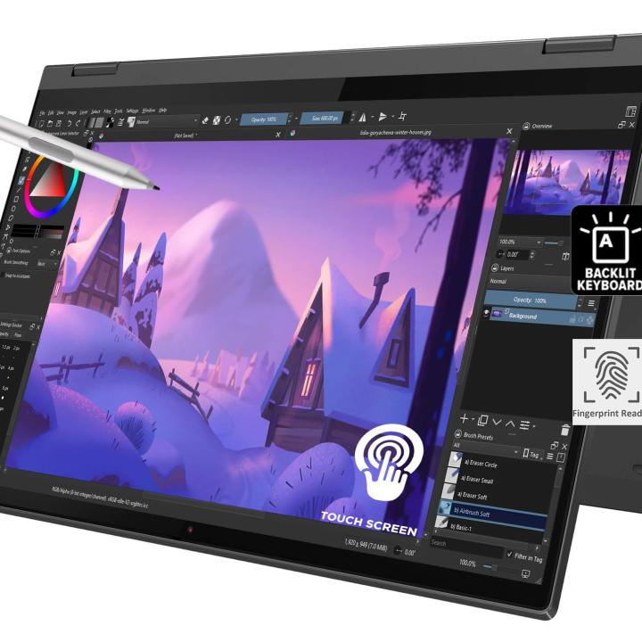 Lenovo Flex 5 X360, Core i5 12th Gen, 8GB RAM 512GB SSD, 14" Display Touchscreen, Win 11