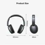 JR-JH1 Hybrid ANC Wireless Headphones-Black