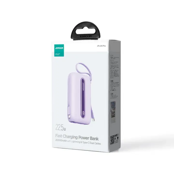 JOYROOM JR-L012 22.5W mini Power Bank 10000mAh with Dual Cables