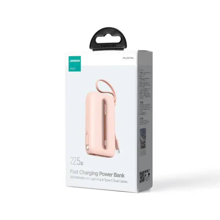 JOYROOM JR-L012 22.5W mini Power Bank 10000mAh with Dual Cables