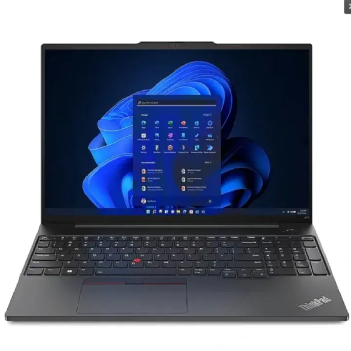 Lenovo ThinkPad E16 Gen1 Intel Core i7-1355U 8GB RAM DDR4-3200 512GB SSD Black.
