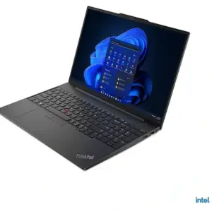 Lenovo ThinkPad E16 Gen1 Intel Core i7-1355U 8GB RAM DDR4-3200 512GB SSD Black.