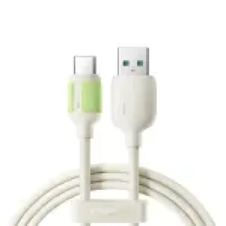 S-A53 Fluorescence series cable Type-C to Type-C 60W/Type-C to Lightning 30W/Lightning 3A/Type-C 3A Cable 1.2m/2m beige